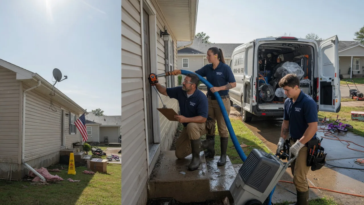 Ceiling Water Damage Restoration in Green Castle, MO near me